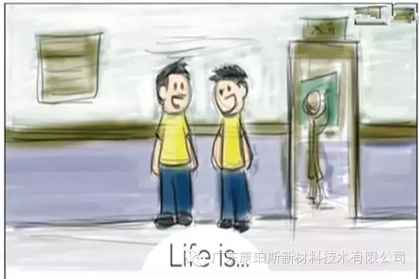 人生就是。。。 和好朋友在教室外面一起罰站