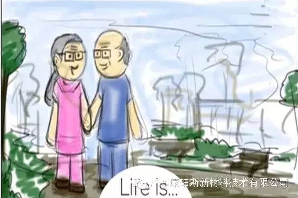 人生就是。。。 牽著老伴的手，享受屬于自己的夕陽，執(zhí)子之手，與子偕老......